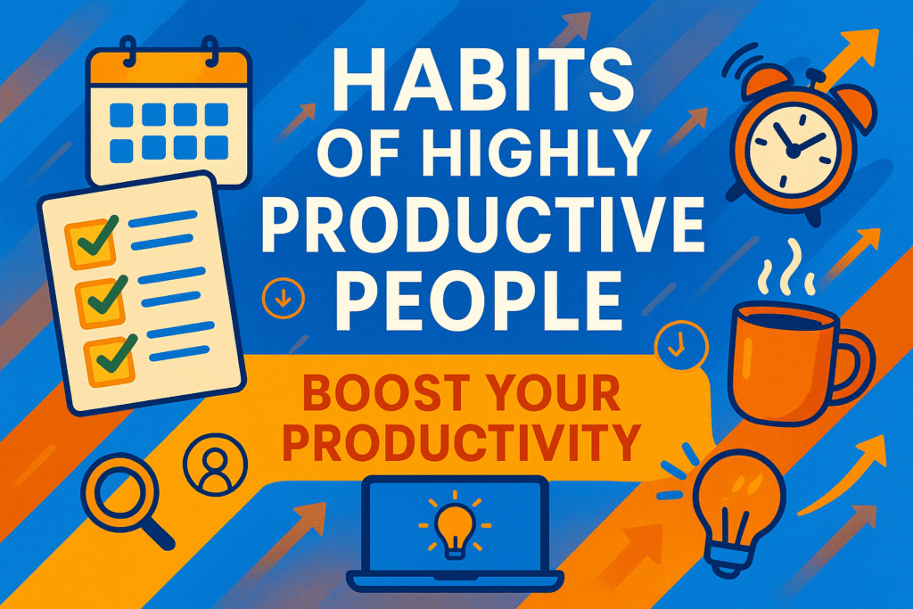 Habits of Highly Productive People You Can Adopt